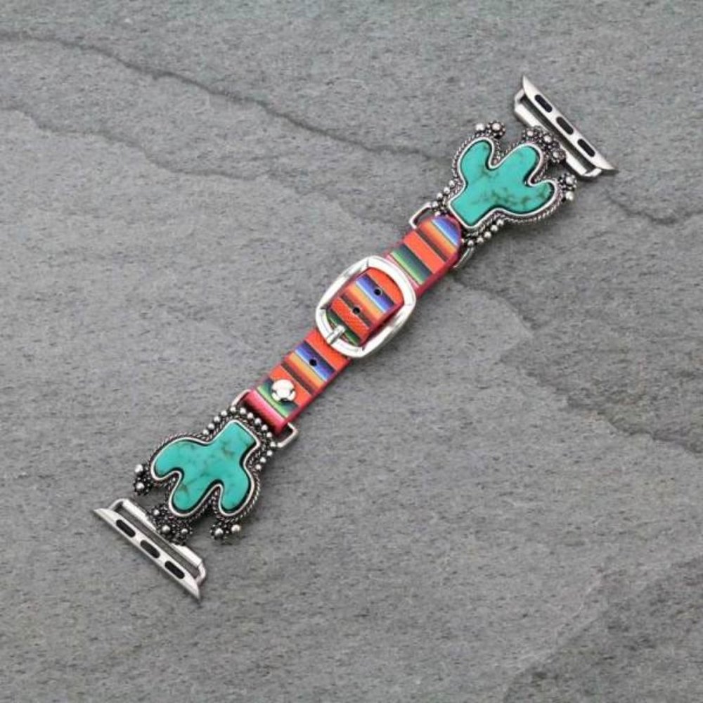 Western Cactus Apple Watch Bands